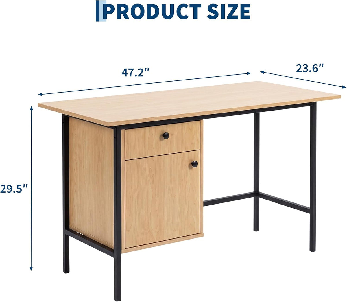 Drawer Cabinet Storage Home Office Computer Desk