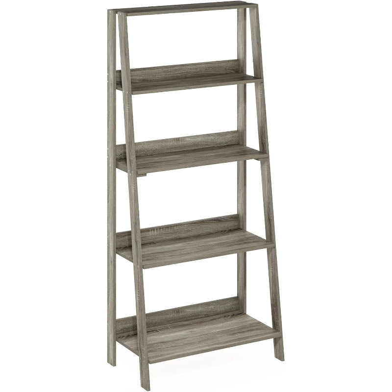 Grey Oak 5-Tier Ladder Shelf