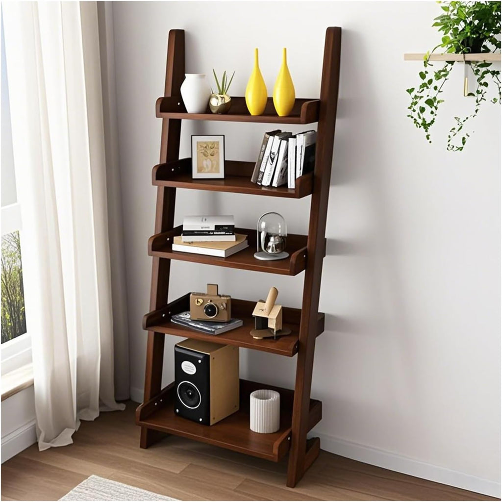 5-Tier Ladder Bookshelf