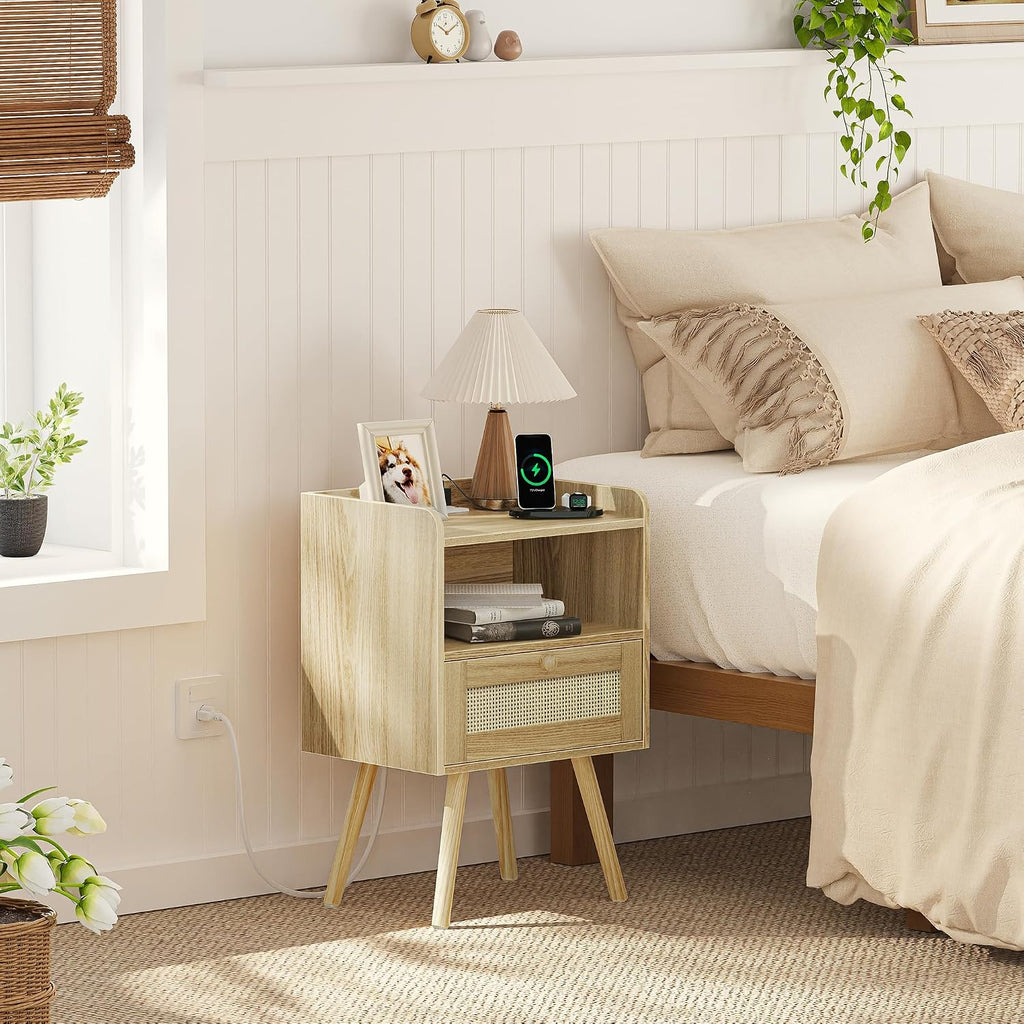 Natural 2-Pack Nightstands