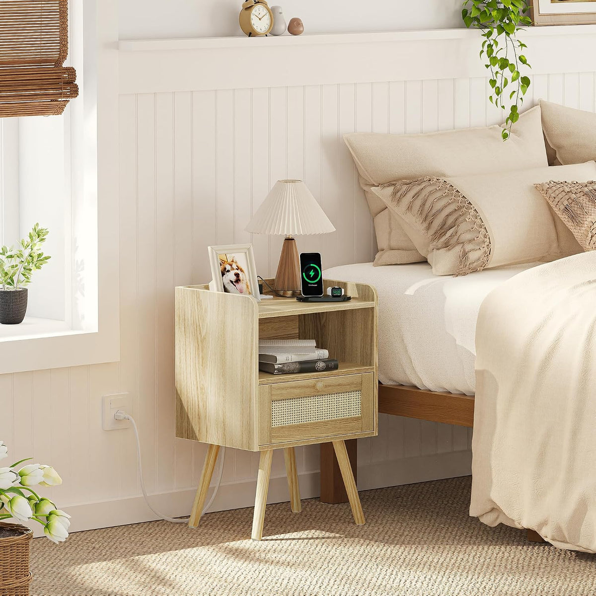 Natural 2-Pack Nightstands