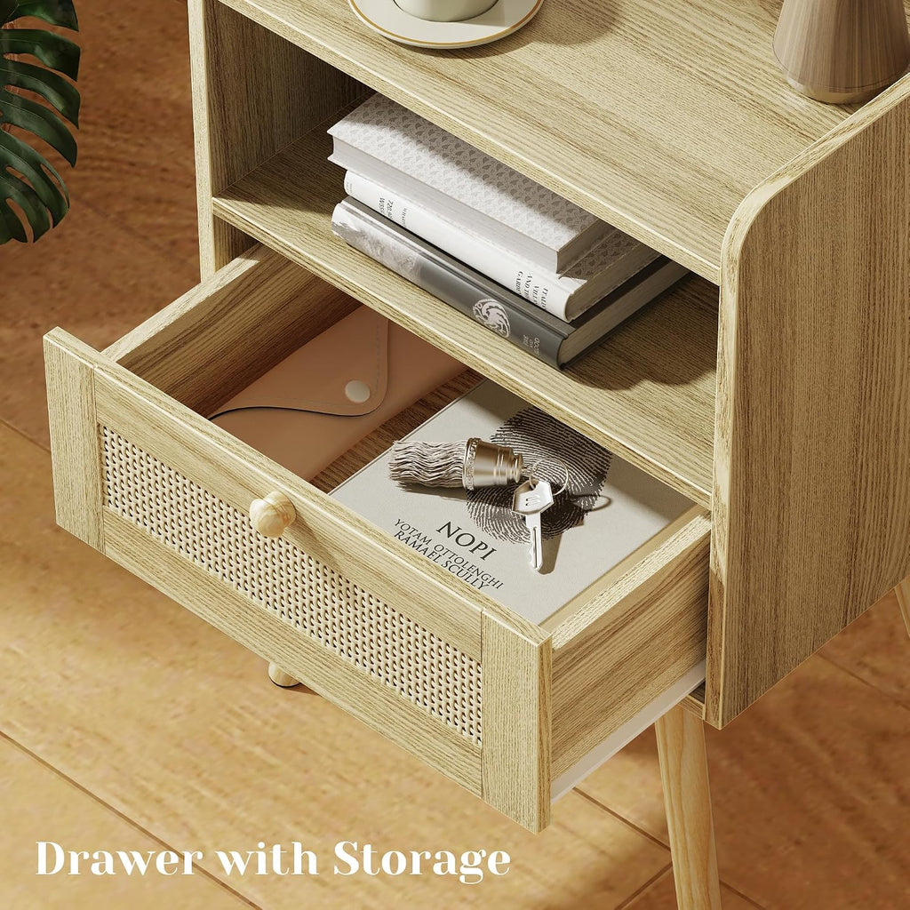 Natural 2-Pack Nightstands