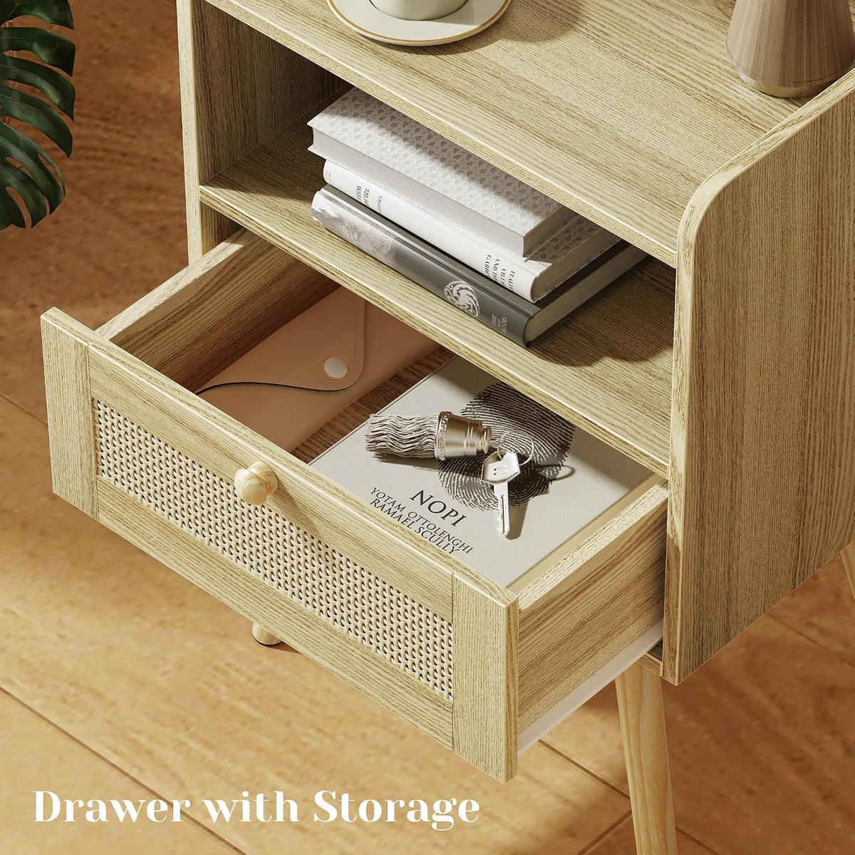 Natural 2-Pack Nightstands