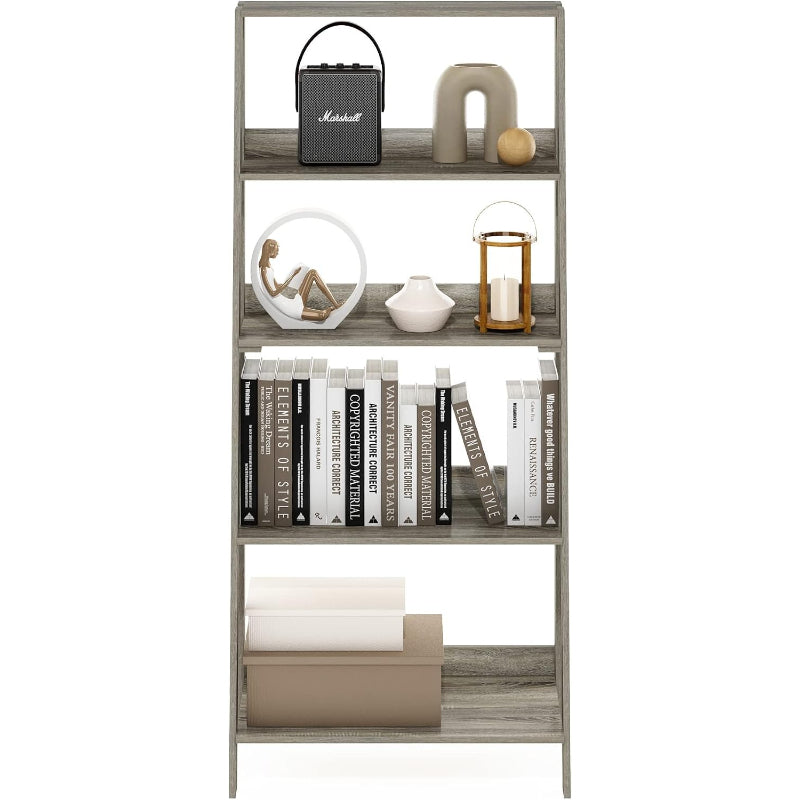 Grey Oak 5-Tier Ladder Shelf