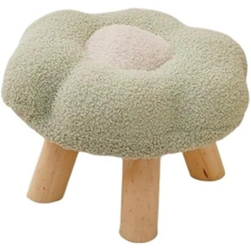 Cartoon Flower Soft Padded Foot Stool Ottoman