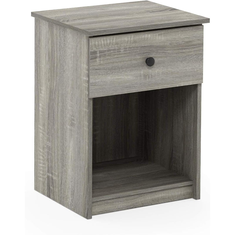 French Oak Grey Nightstand